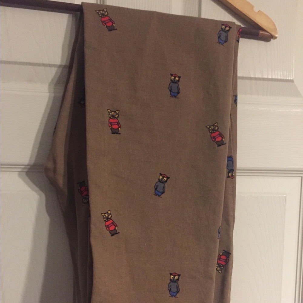 Cat/Owl Slim Fit Chinos